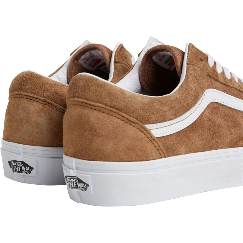 Vans Old Skool Pig Suede Trainers Tobacco Brown