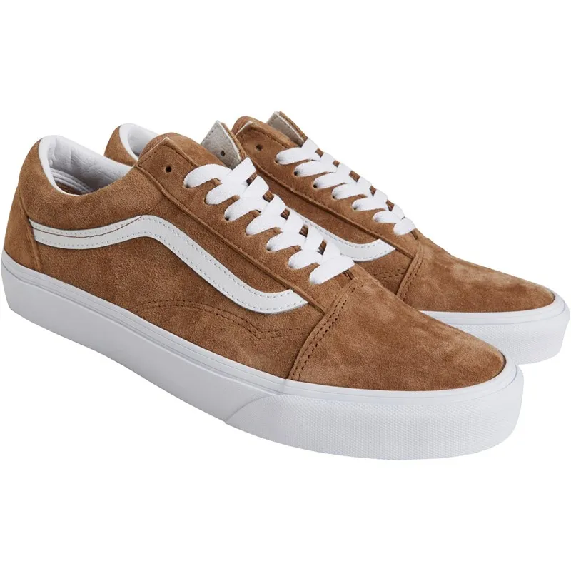 Vans Old Skool Pig Suede Trainers Tobacco Brown