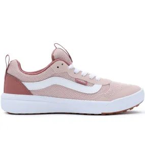 Vans Womens Range EXP Lace Up Skater Trainers - Rose/White