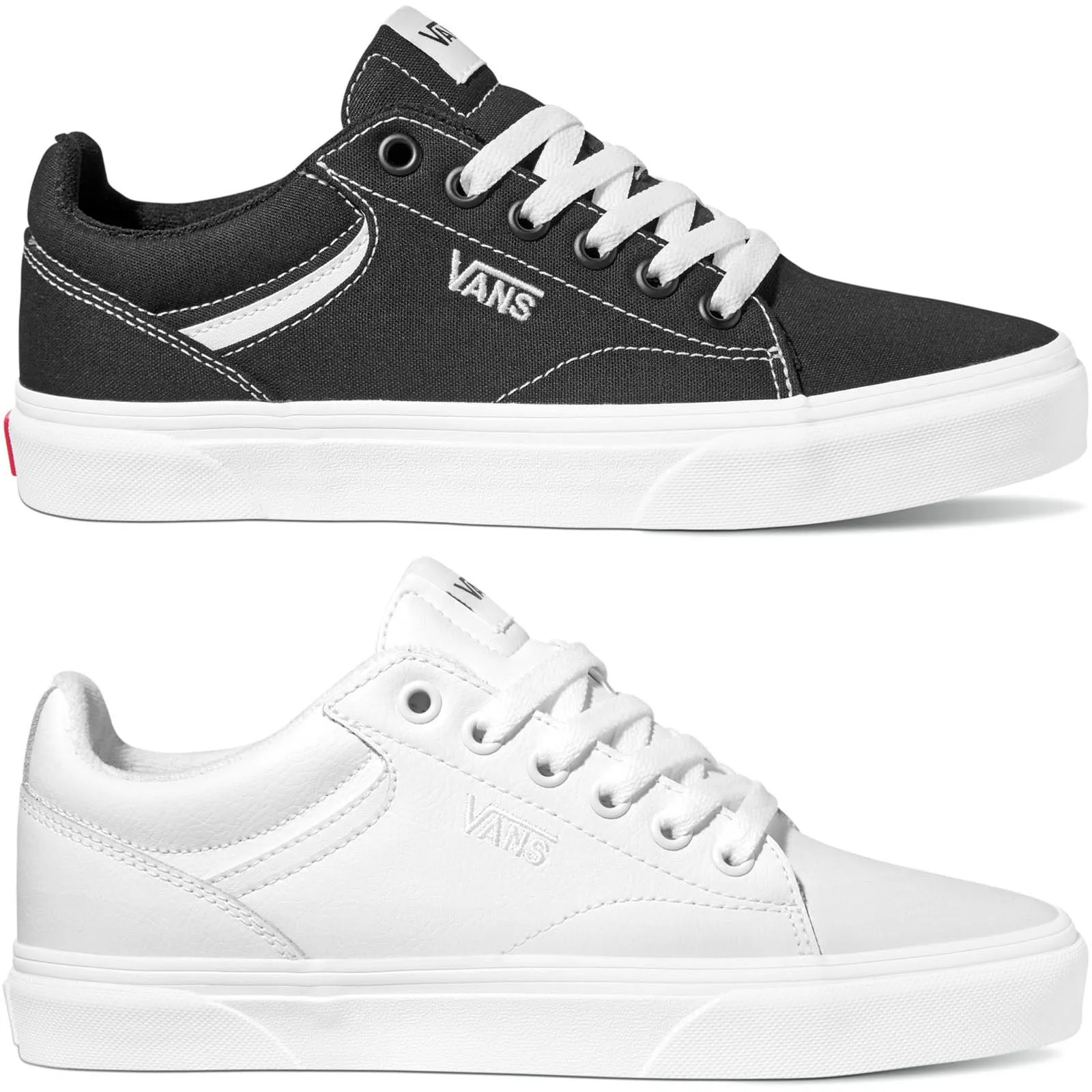 Vans Womens Seldan Low Rise Lace Up Trainers