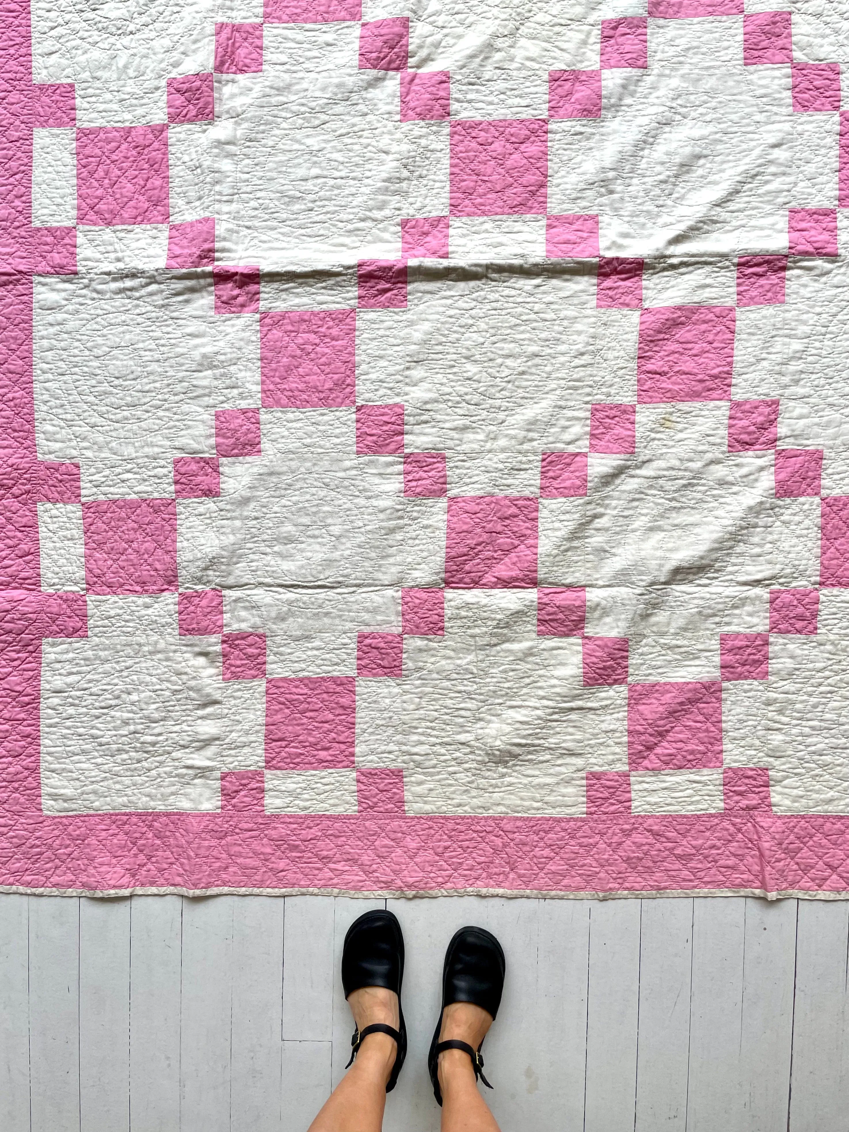 Vintage Nine Patch Quilt