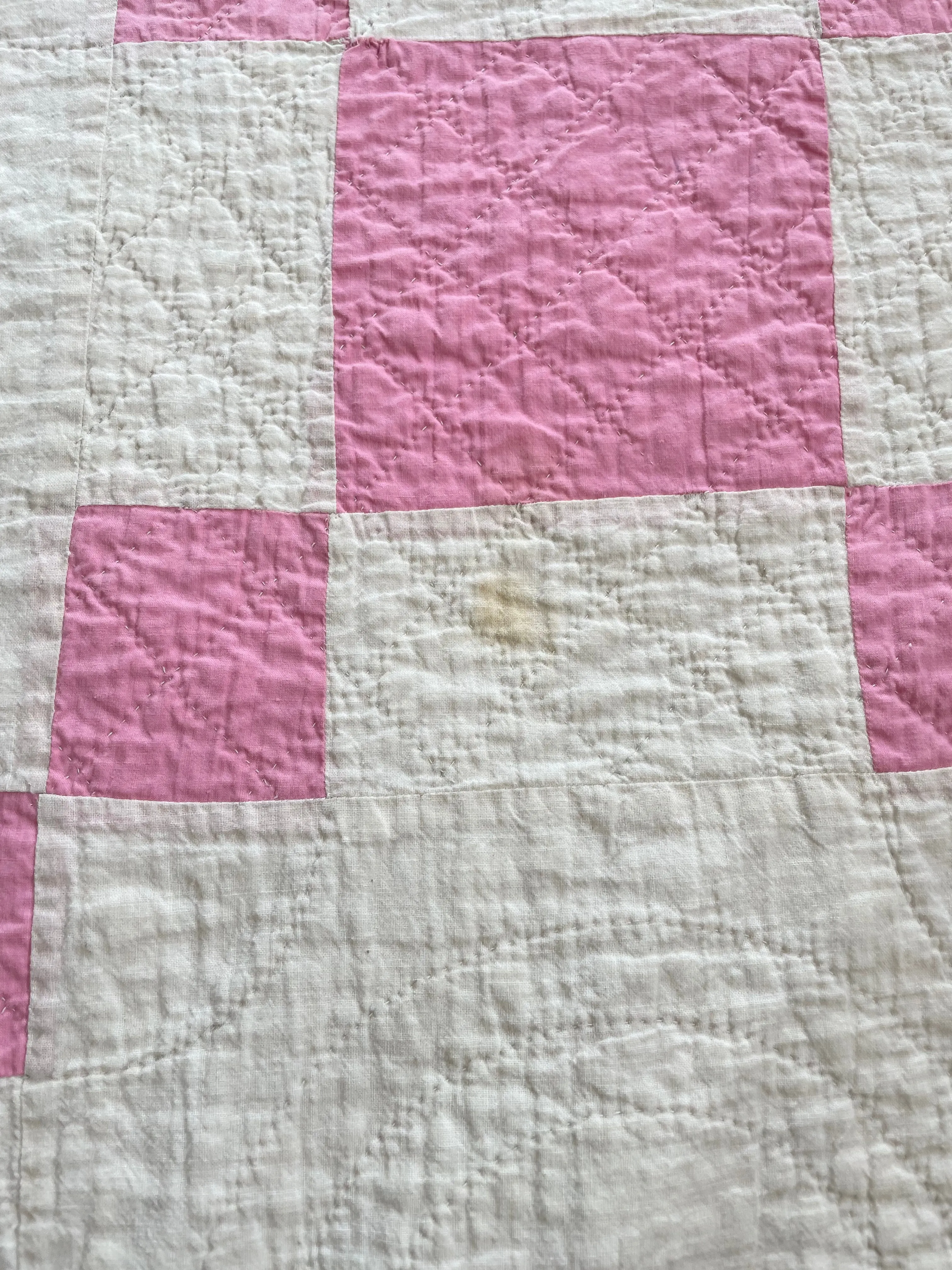 Vintage Nine Patch Quilt