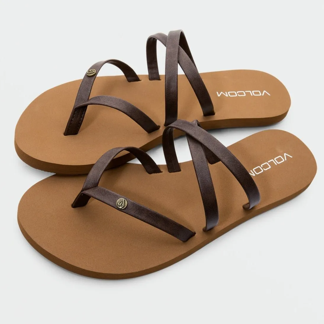 Volcom Easy Breezy II Women's Sandals - Brown