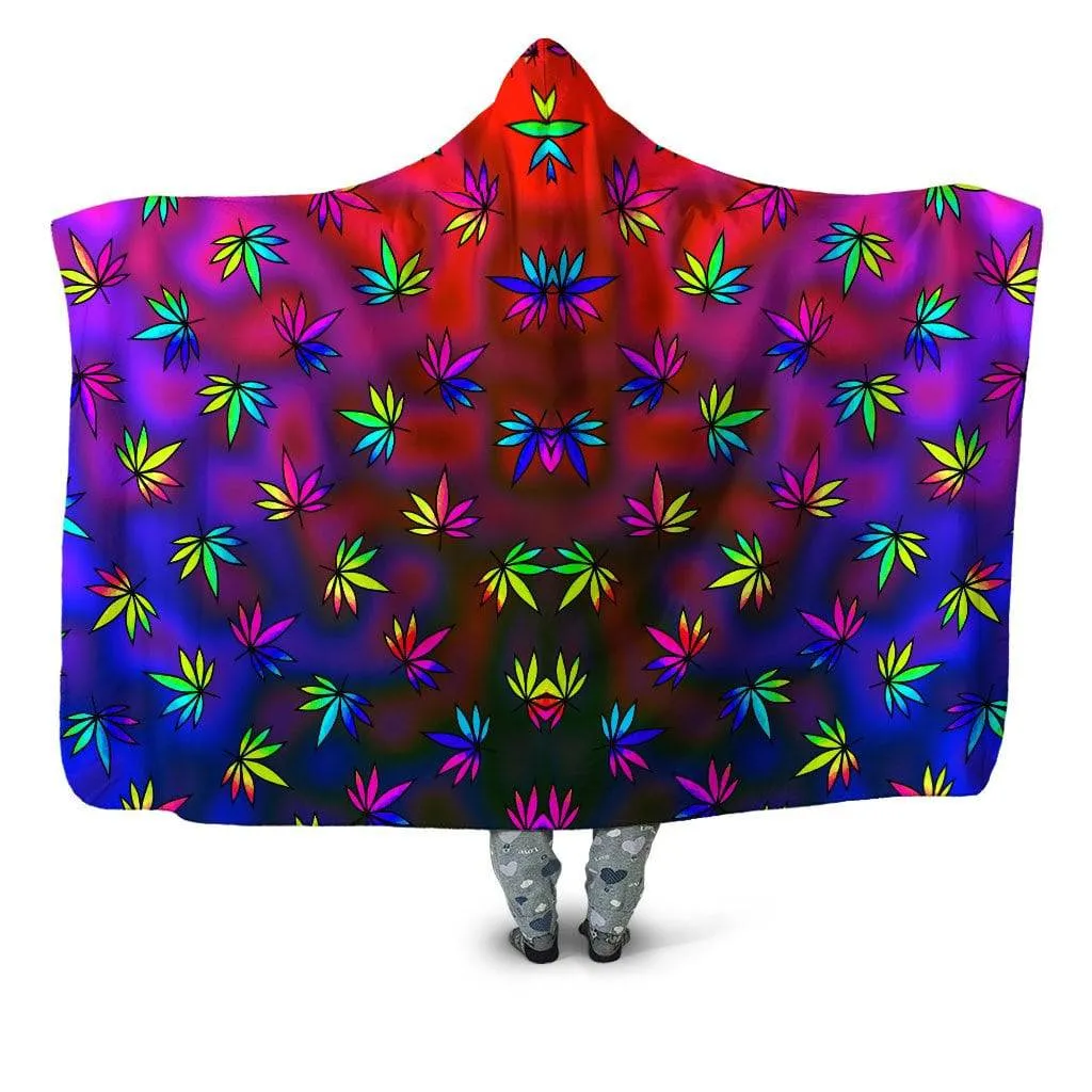 Weed Toss Hooded Blanket