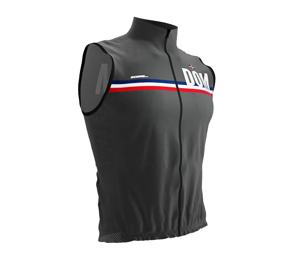 Wind Breaker Cycling Running Sports Vest Dominican Republic Country Code for Men And Women