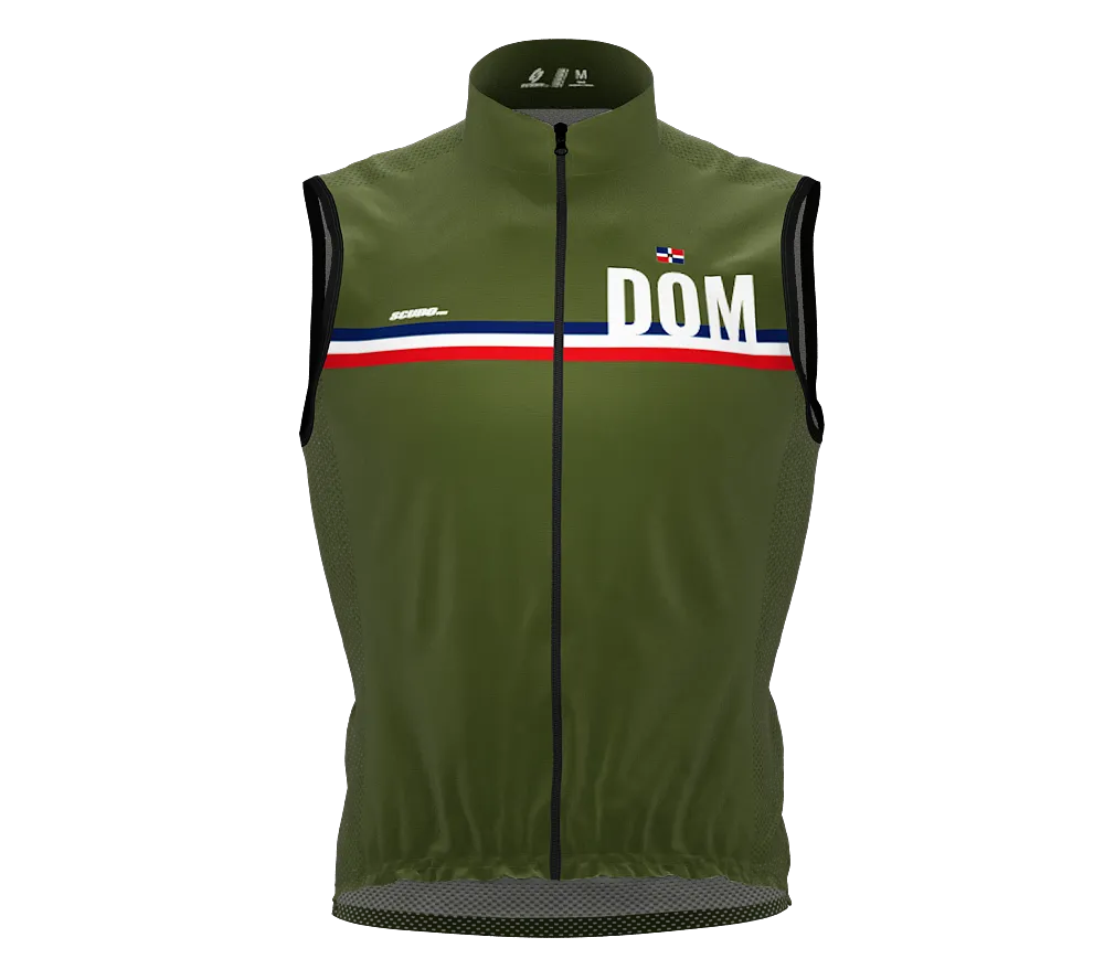 Wind Breaker Cycling Running Sports Vest Dominican Republic Country Code for Men And Women