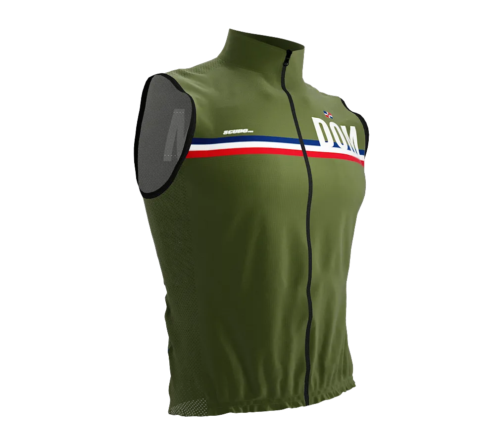 Wind Breaker Cycling Running Sports Vest Dominican Republic Country Code for Men And Women