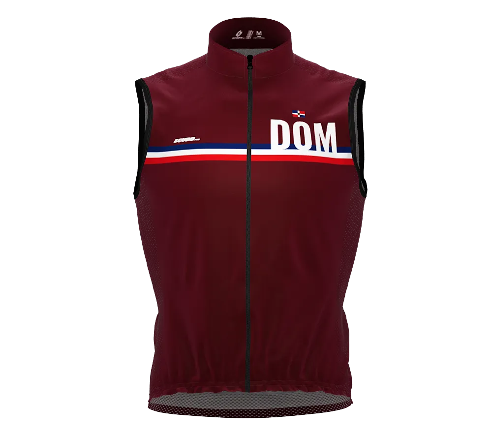 Wind Breaker Cycling Running Sports Vest Dominican Republic Country Code for Men And Women