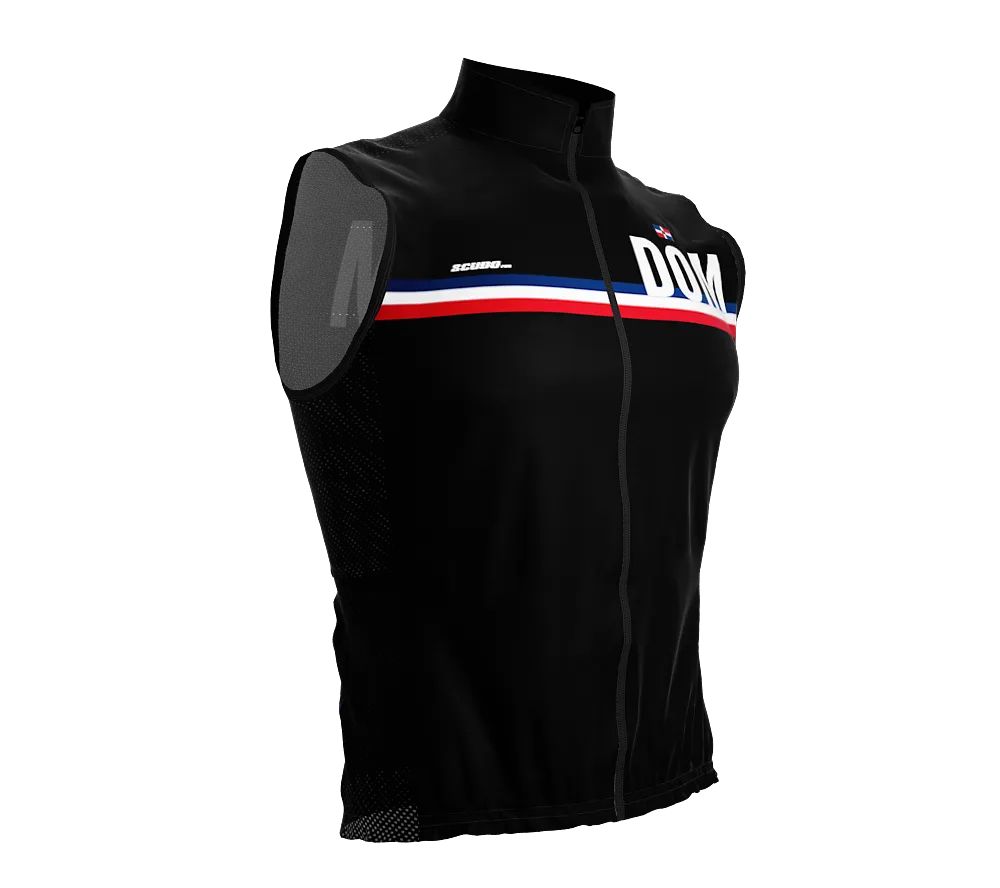 Wind Breaker Cycling Running Sports Vest Dominican Republic Country Code for Men And Women