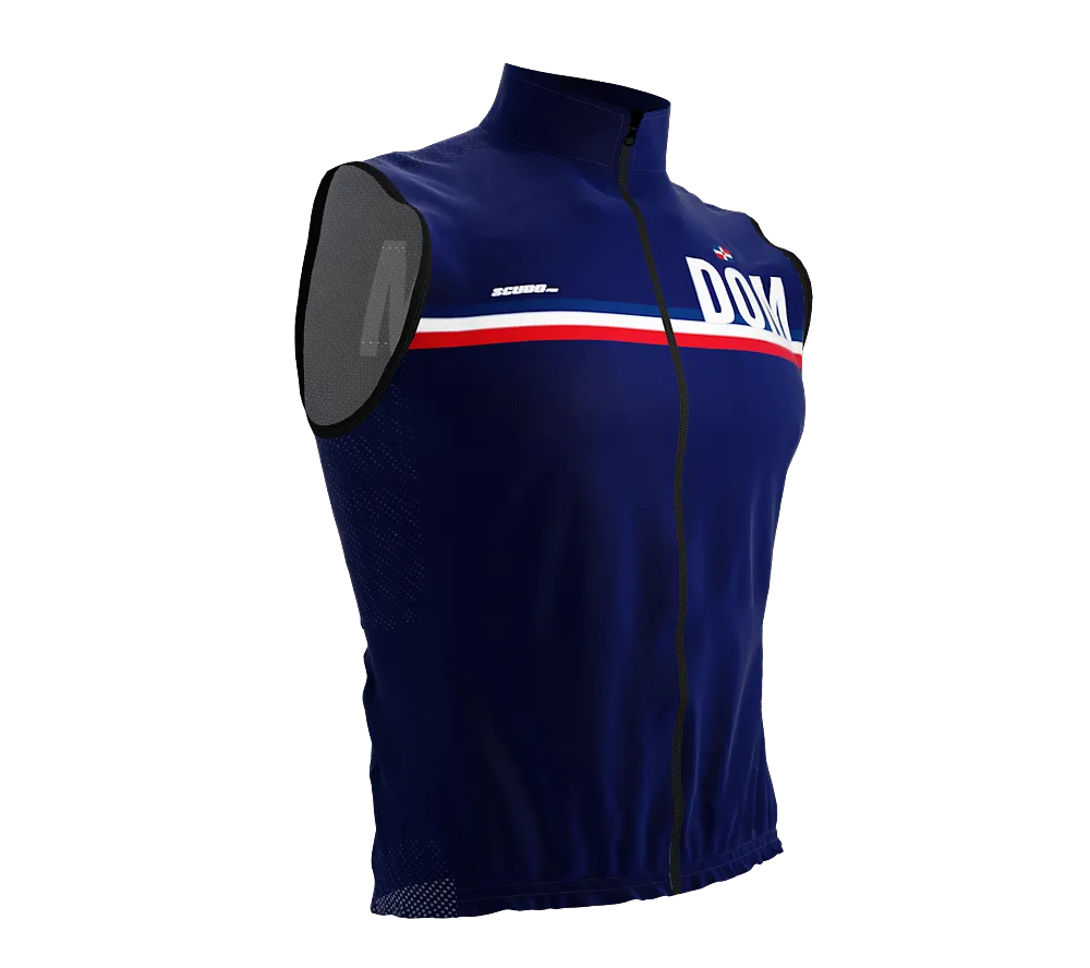 Wind Breaker Cycling Running Sports Vest Dominican Republic Country Code for Men And Women