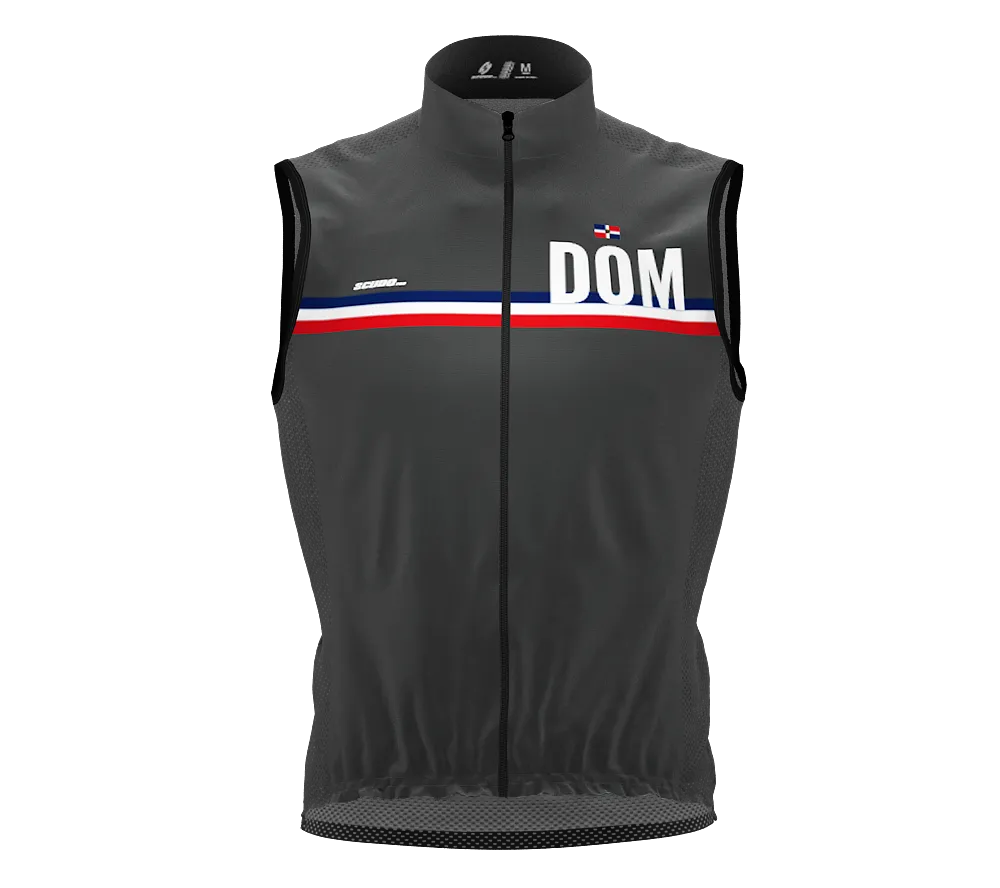 Wind Breaker Cycling Running Sports Vest Dominican Republic Country Code for Men And Women